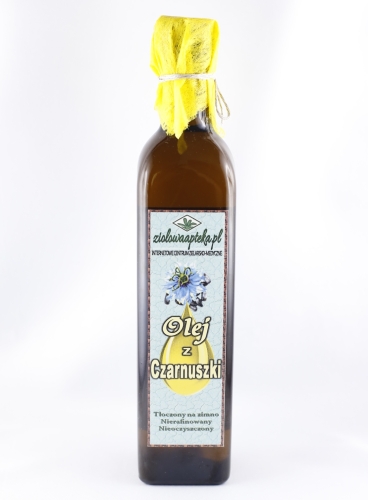 OLEJ Z CZARNUSZKI  NA ALERGIE 500 ml  ZIOLOWAAPTEKA.jpg