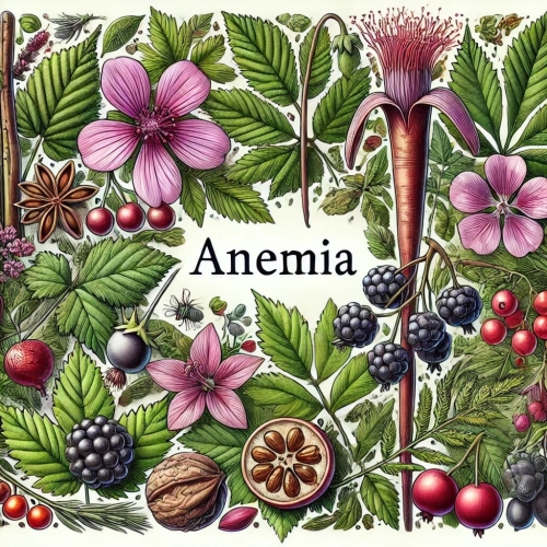DALL·E 2024-11-27 16.56.14 - A detailed and artistic illustration of various medicinal herbs, including calamus rhizome, dandelion root, hawthorn flower, bogbean leaf, walnut leaf.jpg