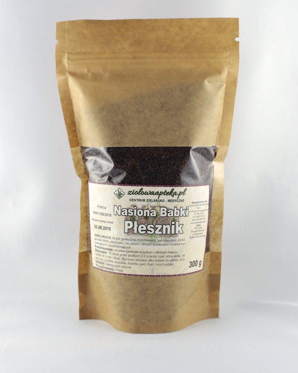 BABKA PŁESZNIK NASIONA na ZDROWE JELITA 300g ZIOLOWAAPTEKA.jpg