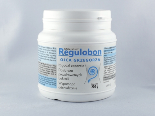 REGULOBON ŁAGODZI ZAPARCIA,WSPOMAGA ODCHUDZANIE proszek 200 g BONIMED.JPG